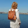 Cityrucksack Retro Rucksack Damen 3 in 1 Handtasche Mädchen Produktbild-Vorschau 2
