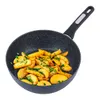 A frying pan filled with potato wedges and parsley, isolated on a white background. Náhľad obrázku produktu