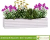Blumenkasten Holz mit Einsatz · Weiß 64cm x 20cm x 14cm · 4 Produktbild-Vorschau 3