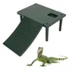 Table pour tortues avec échelle, terrasses vertes pour se Voir les images du produit 10