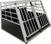 Juskys Alu Hunde-Transportbox XL - 96 × 90 × 71 cm – Auto Produktbild-Vorschau 9