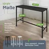 BeFair Bartisch Sven rechteckig 120×40×100 cm – Industrial Produktbild-Vorschau 4