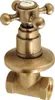 A close-up studio shot of a single bronze faucet valve on a white background. Náhled obrázku produktu