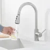 Wasserhahn Küche Ausziehbar mit Brause, 360° Drehbar Hoher Produktbild-Vorschau 2