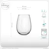 IMPERIAL Moderne Weingläser ohne Stiel Weißweingläser 555ml Produktbild-Vorschau 2