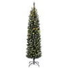 vidaXL Sztuczna choinka slim 150 LED 150 cm Podgląd zdjęcia produktu 1