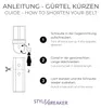 styleBREAKER Damski pasek z prawdziwej skóry 3 cm | miękka Podgląd zdjęcia produktu 5