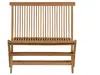 MiaMöbel Gartenbank 120 cm Gartenmöbel Outdoor Modern Produktbild-Vorschau 2