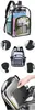 Durchsichtiger Rucksack Transparent PVC wasserdicht – Produktbild-Vorschau 5