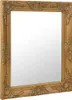 A golden baroque-style wall mirror. Produktbild-Vorschau
