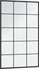 vidaXL Specchio da parete nero 100x60 cm in metallo Anteprima dell’immagine prodotto 3