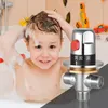 A young boy is taking a bath, with a shower mixer valve in the foreground. Náhled obrázku produktu