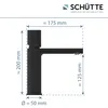 SCHÜTTE Waschtischarmatur NEW YORK, Wasserhahn Bad mit Pop Produktbild-Vorschau 6