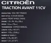 Citroen Traction Avant 11CV 1938 (měřítko 1:12) Náhled obrázku produktu 12