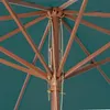 Sonnenschirm Holz 3m rund Garten knickbar UV-Schutz Produktbild-Vorschau 7