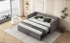 Sweiko Polsterbett Ausziehbares Schlafsofa 90/180x200 cm  Produktbild-Vorschau 4
