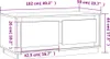 vidaXL Couchtisch Räuchereiche 102x50x44 cm Holzwerkstoff Produktbild-Vorschau 8
