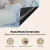 KitchenYeah© Herdabdeckplatte Marmor - Blau - Gold , Produktbild-Vorschau 5