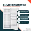 homeX CFB2051E Einbaukühlschrank mit Gefrierfach, Einbau Produktbild-Vorschau 4