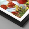 Gerahmtes Poster - Schwarzer Rahmen - Tulpe Blume Plantage Produktbild-Vorschau 2
