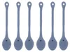 6er Set Kaffeelöffel Iris Blue matt blau L. 13,5cm mit Herz Produktbild-Vorschau 1
