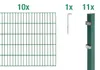 Alberts Doppelstabmatten Zaun, Höhe 200 cm, Länge 20 m, Produktbild-Vorschau 2