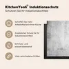 KitchenYeah© Herdabdeckplatte Beton - Grau - Gemustert - Produktbild-Vorschau 6