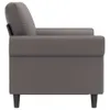 Design 2-Sitzer-Sofa Grau 120 cm Kunstleder, Schlafsofas Produktbild-Vorschau 4
