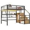 Letto a castello Flieks 140x200cm con led, letto a castello Anteprima dell’immagine prodotto 10