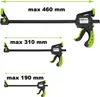 6x Einhandzwinge 3 Größen Schnellspannzwinge 35x105 mm Produktbild-Vorschau 3