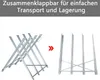 ACXIN Stojan na pilu Skládací kovový, pozinkovaný Rám na Náhled obrázku produktu 6