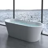 doporro Baignoire îlot ovale 180cm blanc Vicenza602 pour Voir les images du produit 3