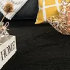 Tapis noir noble moderne velouté doux avec un design Voir les images du produit 2