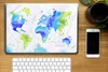 MuchoWow® Laptop Aufkleber Sticker Cover Weltkarte - Produktbild-Vorschau 2