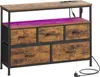 SONGMICS Kommode mit LED-Beleuchtung, Sideboard, Produktbild-Vorschau 4