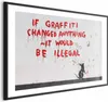 Posterpapier Poster - Graffiti Quote 60x40 cm Streetart Produktbild-Vorschau 1