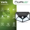 LUMILED lampada solare con rilevatore di movimento 100 LED Anteprima dell’immagine prodotto 15