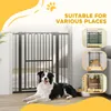 Barrière de sécurité pour chien PawHut, 76-104 cm, barrière Voir les images du produit 8