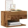 Wand-Nachttische 2 Stk. Altholz-Optik Produktbild-Vorschau 8