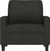 vidaXL Sessel Schwarz 60 cm Stoff Produktbild-Vorschau 3