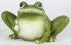 4x Gartenfigur Dicker Frosch 36x18x21cm aus Magnesia – Produktbild-Vorschau 3