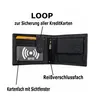 RFID Büffel Echt Leder Geldbörse Portemonnaie mit geprägtem Produktbild-Vorschau 2