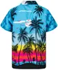 King Kameha Hawaiihemd "Beach" in Türkis Herren Hawaii-Hemd Produktbild-Vorschau 7