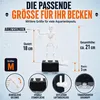 Halloween Skelett Deko 21cm, 3D gedruckte tanzende Skelett Produktbild-Vorschau 3