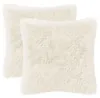 vidaXL, 2 housses de coussin, HEERLEN, blanches, 35 x 35 Voir les images du produit 1