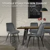 ML-Design jedálenská súprava 2 stoličiek, antracitová Náhľad obrázku produktu 5