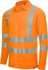 NITRAS MOTION TEX VIZ Warnschutz-Langarm-Poloshirt | Gr. L Produktbild-Vorschau 1