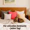 2er Set Kissenhülle 40x40 cm orange pflegeleicht mit Produktbild-Vorschau 5