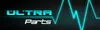 A dark background with a neon blue electrocardiogram line and the words "ULTRA Parts" in stylized text. Produktbild-Vorschau