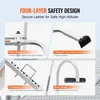 2 in 1 Ladder Stabilizer Extension Wall Standoff Hook Roof Produktbild-Vorschau 3